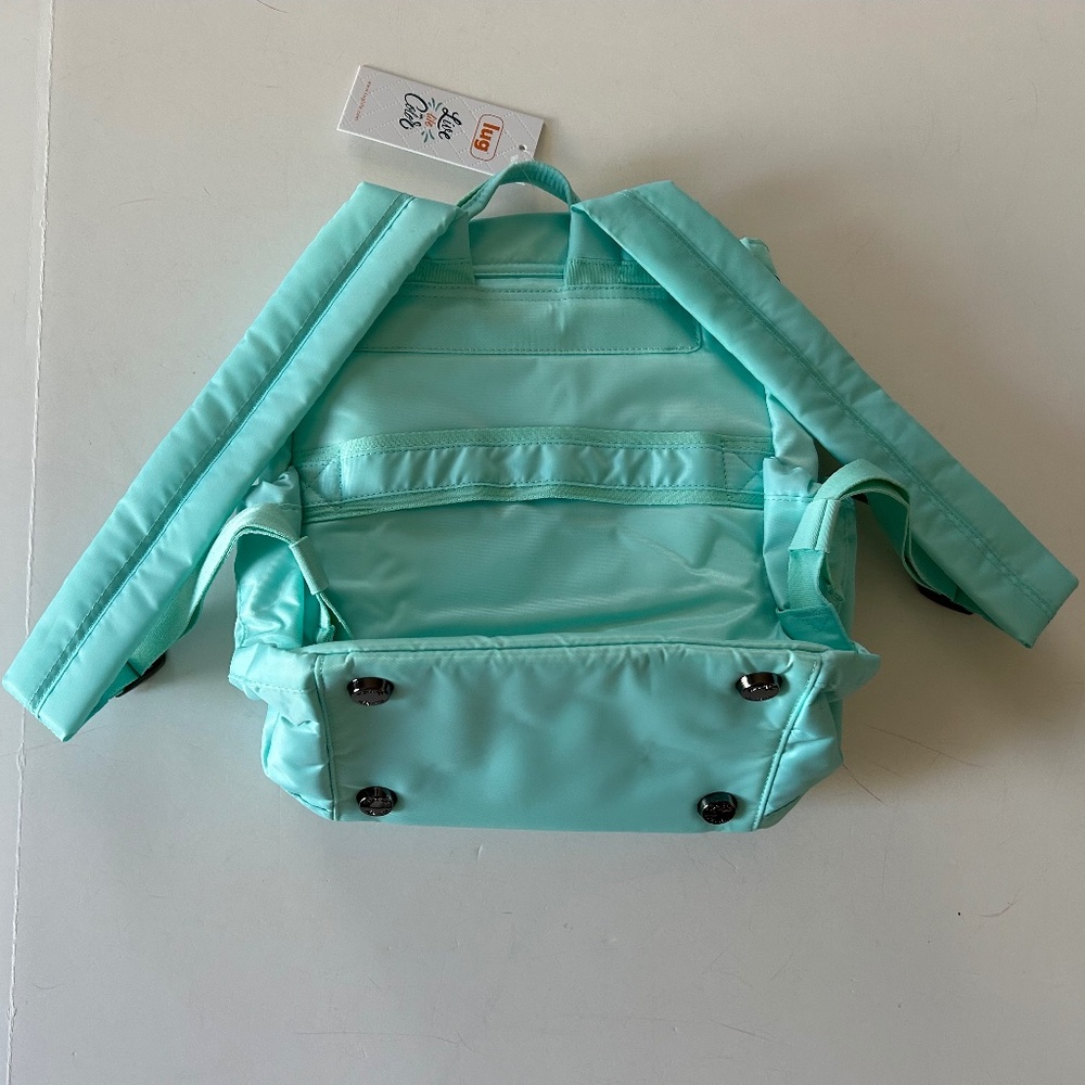 Lug Wiffle Backpack Aquamarine Blue Pastel Aqua - Picture 7 of 8